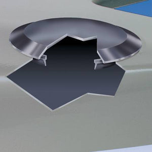 10) 9/16" Inch Black Plastic FLUSH MOUNT HOLE PLUG Sheet Metal Auto