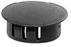 50 Black Nylon Locking Hole Plug 9/16&quot; Hole Diameter