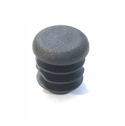 (Pack of 10) 5/8" OD Round End Caps (14-20 Ga for 0.46"-0.57" Inside Diameter) 0.625 Inch Round Head Sliding Inserts | Furniture Chair/Table Leg Caps | Fitness Eqpt End Caps