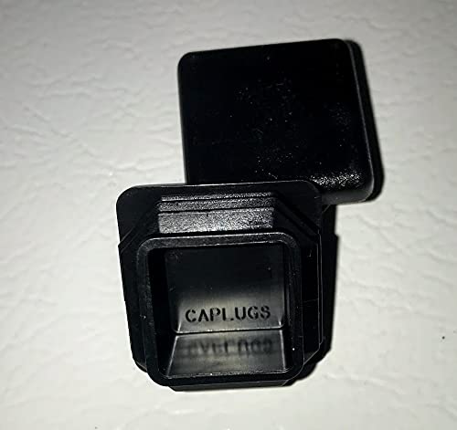 Genuine Caplugs Brand 1 inch Square Tubing End Package of (8) FOR 10-14 Gauge Square tubing