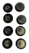 100 3/4&quot; Black Plastic Flush Type Hole Plugs 1&quot; Head