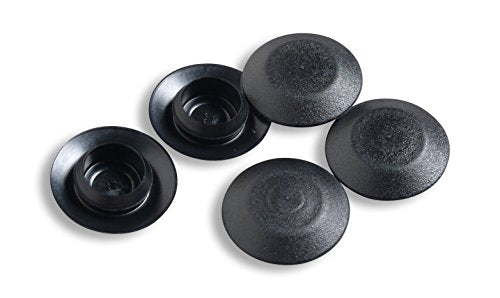 1/2 0.5 inch Flush Mount Black Plastic Body and Sheet Metal Hole Plug Pick Quantity by Caplugs