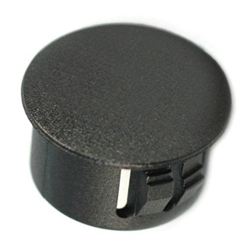White Nylon Push In Locking Hole Plug - Fits Panel Hole Diam 1/2\", Head Diam 9/16\", Fits Panel Thickness .016\"-.125\", Surface Finish Matte- Textured