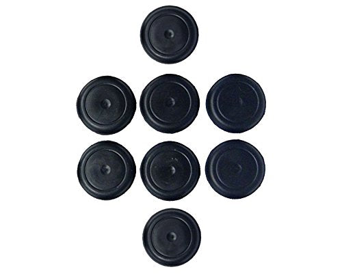 (Pack of 10) BPFE-39 MM (1-1/2") Rubber Ergonomic Caplugs w/Flush Type Heads. Fits Hole Size 1.516-1.575"- Metal Thickness .031-.079" Sheet Metal Applications