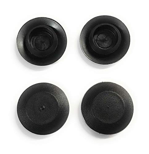 1/2 0.5 inch Flush Mount Black Plastic Body and Sheet Metal Hole Plug Pick Quantity by Caplugs