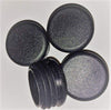 1 1/8&quot; Black Plastic Plugs for Round Tubing Package of 4 by Caplugs