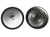 (Pack of 10) 1-3/4" -1.75 inch CAPLUGS Flush Mount Black Plastic Body and Sheet Metal Hole Plugs - Head Diameter 2 1/8" - for Panel Thickness 0.03"-0.08". Overall Height 1/4"