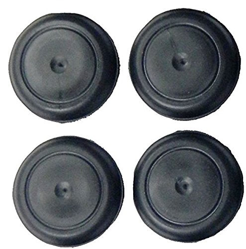 (Pack of 04) BPFE-31 MM (1-1/4") Rubber Ergonomic Caplugs - Flush Type Heads | Hole Size 1.201-1.260" | Metal Thickness .031-.079" Sheet Metal Applications