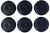 (Pack of 25) BPFE-31 MM (1-1/4") Rubber Ergonomic Caplugs - Flush Type Heads | Hole Size 1.201-1.260" | Metal Thickness .031-.079" Sheet Metal Applications